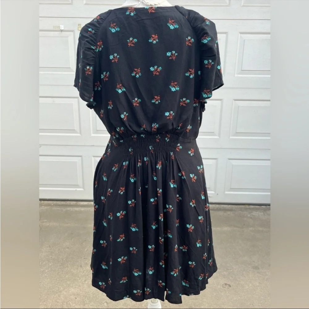 Women 's free people floral mini dress M